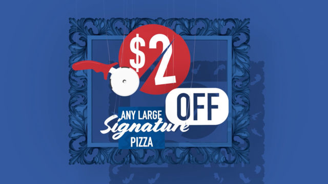 Franc Pizza Boli's animation special offer